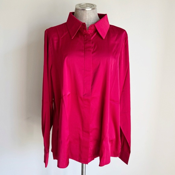 Andrea Iyamah Tops - NWT Andrea Iyamah Ruby Red Blouse